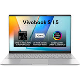 Asus Vivobook S 15 (2024) K5507qa Copilot+ Pc New Snapdragon X Plus 8 Cores Ai Powered W/ Big Battery & 3k Oled 120hz Display Cooler Silver - CompuMe